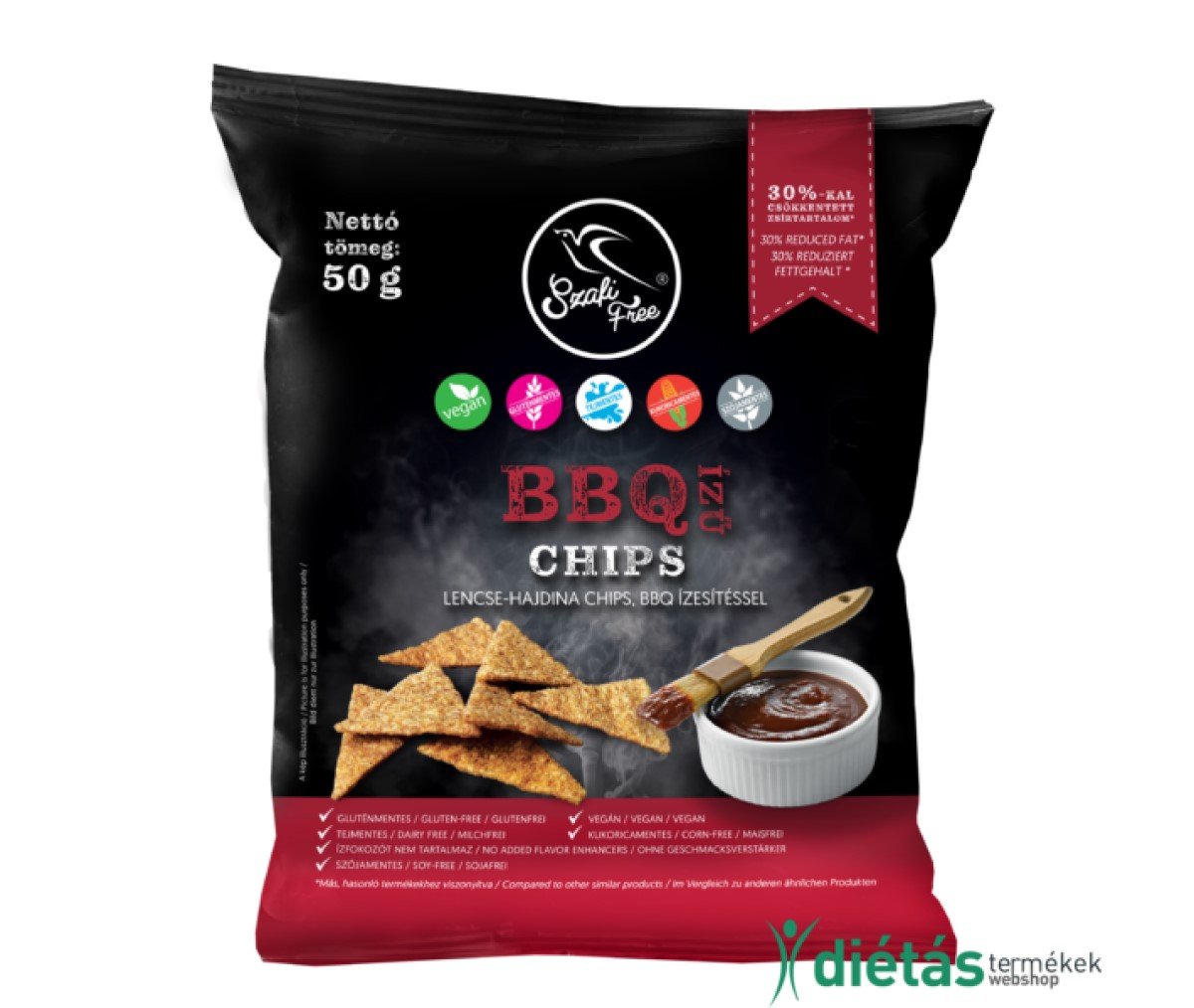 Szafi Free BBQ Gluten Free Crisps 50g Hungarian Groceries Hungarian